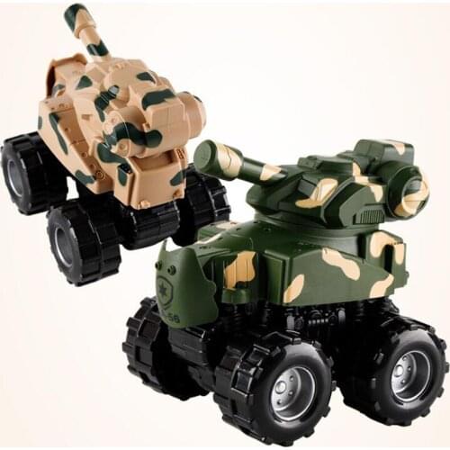 Childrens Large Car Inertia Tank anti-falling Toy Tank Camouflage Off-Road Vehicle Children Boy Interactive Toy Birthday Gift