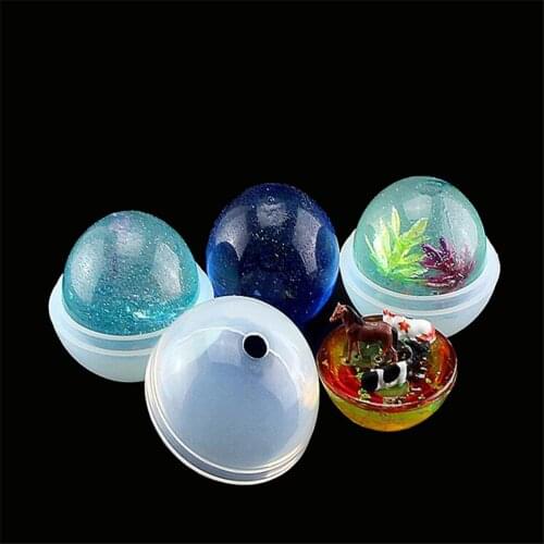 DIY Jewelry Resin Decorative Craft Jewelry Making Mold Silicone Ball Mould Resin Mold
