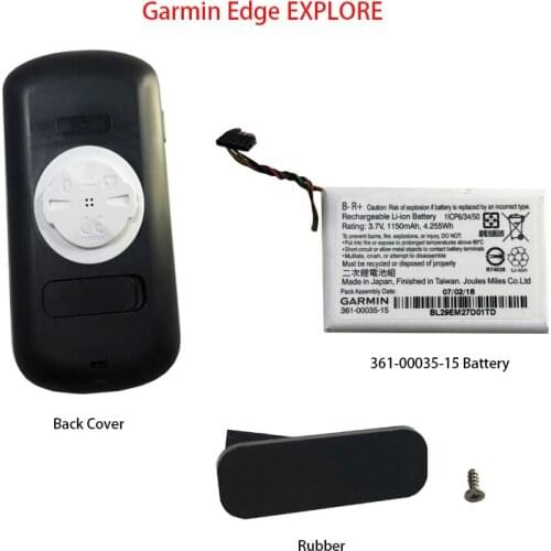 For Garmin Edge Explore Bike Stopwatch Back Cover /Battery361-00035-15 /USB Waterproof Rubber repair replacement parts
