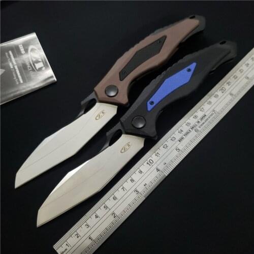 EDIEU Version ZT Pocket knife G10 Titanium Alloy Handle Outdoor Utility Hunting Survival Knives EDC tools