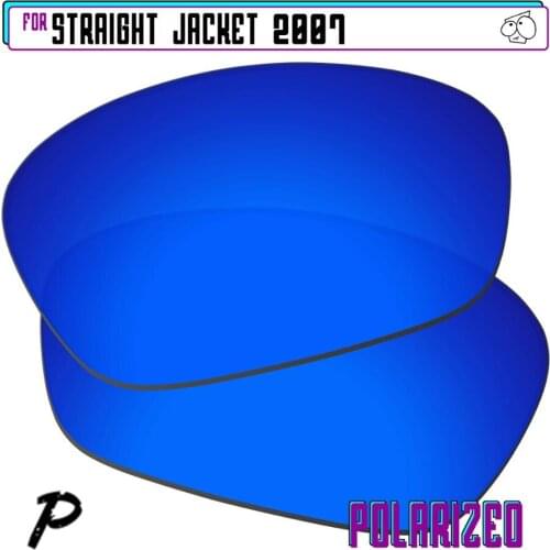 EZReplace Polarized Replacement Lenses for - Oakley Straight Jacket 2007 Sunglasses - Navy P