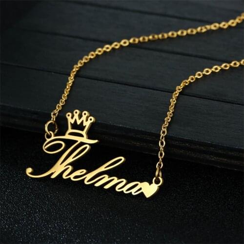 Customized Stainless Steel Infinity Name Necklace Boho Jewelry Personalized Heart Infinity Necklace Bridesmaid Gifts