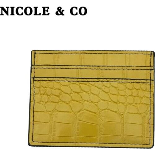 NICOLE & CO 2021 Women PU Leather Mini Coin Purse Fashion New Solid Small Wallet Change Purse Clutch Money Bag Pouch Card Holder