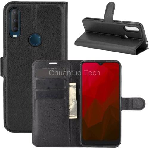 Fashion Wallet PU Leather Case Cover For Vodafone Smart V11 Flip Protective Phone Back Shell With Card Holders