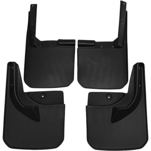 Front & Rear Mud Guards Kit Mud Flaps Splash Guards Fender Protector for Jeep Wrangler JL 2018 2019 2020 2021