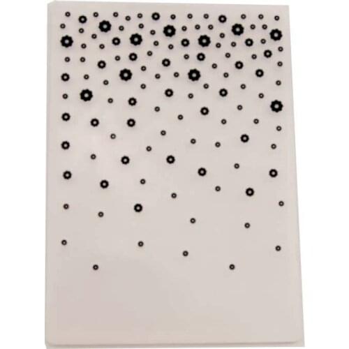 YINISE Plastic Embossing Folder For Scrapbook Stencils FLOWERS DIY PAPER Album Cards Making CRAFT SUPPLIES Scrapbooking MOLDS