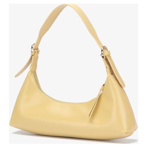 Luxury Women Bags 2021 Brand Designer Genuine Leather Satchel Bag Fashion Handbags Ladies Simple Shoulder Armpite Bag