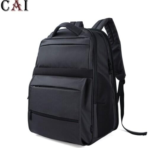 Luxury Men Fashion Backpack Bag High Capacity Travel Waterproof 15.6"Laptop Leather Casual bags for Man School Boys Backpacks