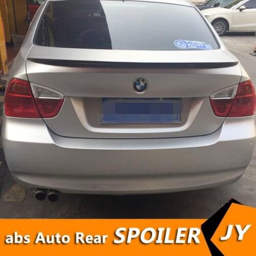 For E90 Spoiler Carbon Fiber Material 2006-2011 P4 dJKS Performance Style Spoiler For BMW M3 320i 320li 325li 328i Spoiler