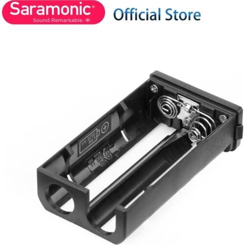 Saramonic SR-UMBC1 Solid ABS Battery Case Compartment Replacement for UWMIC9 UWMIC10 UWMIC15 Wireless Lavalier Microphone
