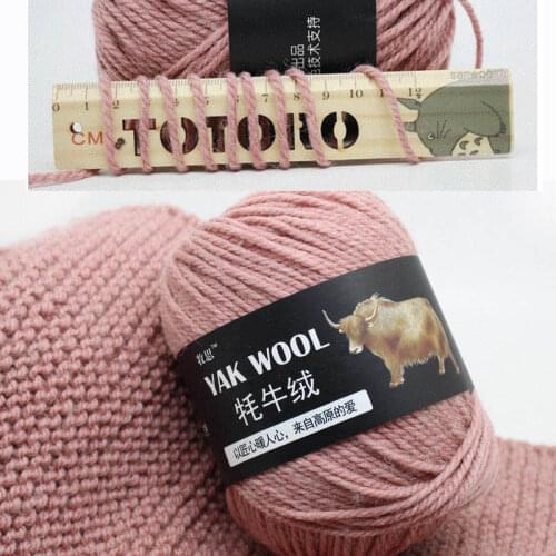 Knitted 3 Ply Scarf Knitting Thick Yarn Crochet 100g Yak colourful Cashmere DK Sweater Wool Hand Craft Quality Sale wholesale