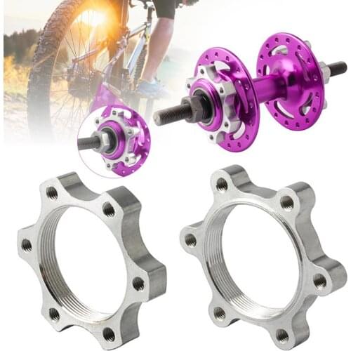Bicycle Bike Freewheel Threaded Hubs Disk Disc Brake Rotor 6 Bolt Disc Brake Rotor Flange Adapter 44/48 mm DROPSHIPPING