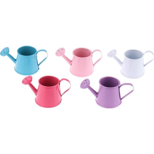 1/12 Metal Watering Can Garden miniature Decoration for Children Kids Dolls Accessories Dollhouse Miniature Furniture Toys