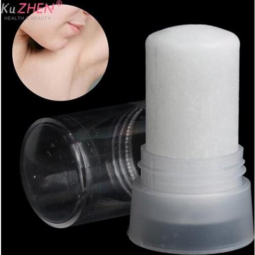 1PCS 60g Alum Stick Natural Rhinestone Deodorant Alum Stick Body Odor Remover Antiperspirant