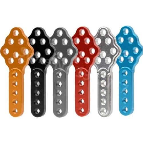 2PCS Adjustable Aluminum Alloy Dampers Shock Mount Multiple Angle For 1/10 Axial SCX10 TRX4 Rock Crawler 90046 RC Car Parts