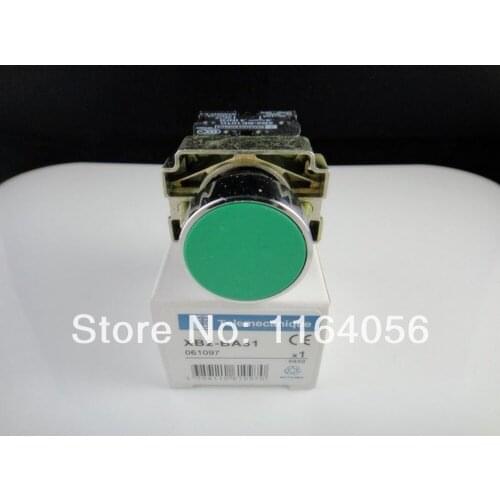 4pcs 1 NO XB2-BA31 Momentary Green Flush Pushbutton
