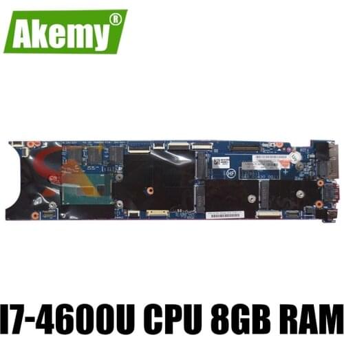 Akemy For Lenovo ThinkPad X1 Carbon 2nd Gen Laptop motherboard 12298-2 with CPU I7-4600U 8GB 100% Fully Tested