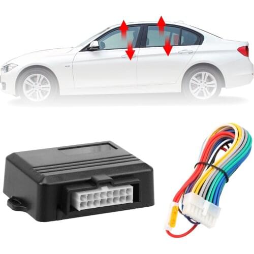 Car Alarm Systems For 2/4 Doors Car Auto Close Windows 12V Universal Remotely Close Windows Car Power Window Roll Up Closer
