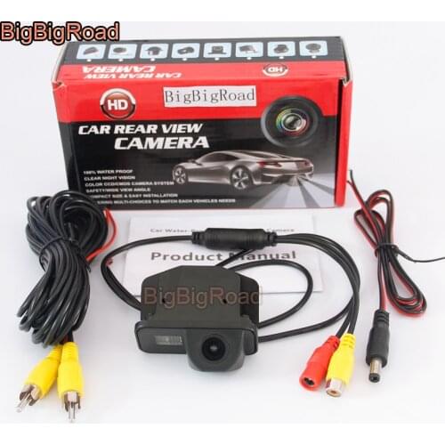 BigBigRoad Car Rear View Camera For Toyota Corolla 2007 -2013 Auris Avensis T25 T27 2011 2012 2013 VIOS / ist Urban Cruiser