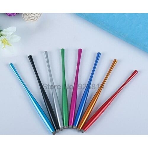 By dhl 500pcs Capacitive Stylus Pen NEW Metal Mesh Micro-Fiber Tip Touch Screen Stylus Pen For Phone Tablet PC for iPhone iPad