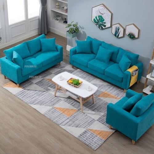 European-style Fabric Living Room Chairs Custom Backrest Living Room Sofa Home Furniture Modern Leisure Armchair Balcony Sofa
