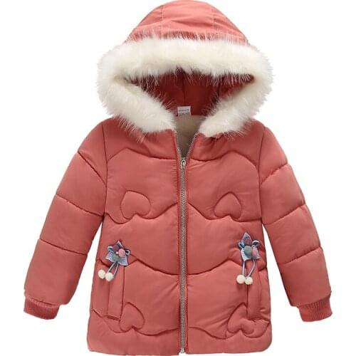 Baby Girl Jacket 2020 Autumn Winter Jacket For Girls Coat Kids Warm Hooded Outerwear Coat For Christmas Jacket Children Clothes