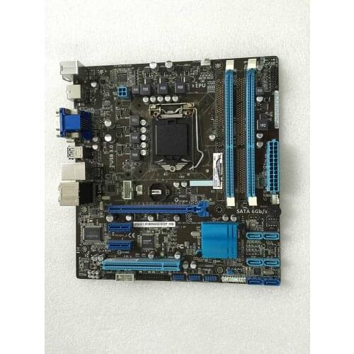 ASUS P8H61-M/BM6630-8/DP_MB Socket LGA 1155 Intel H61 Desktop PC Motherboard DDR3 16GB PCI-E X16 USB2.0 DVI Core i3 i5 i7 Cpus