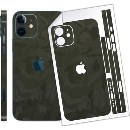 YCSTICKER Luxury Protective 3M Vinyl Skin Decal Wrap Film Premium Ultra Slim Cover Back Sticker 3D Texture for iPhone 12 Pro