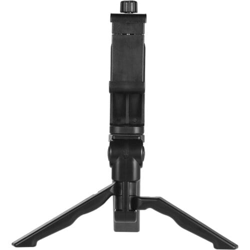 Andoer Digital Camera Mini Tabletop Tripod Stand Handheld Grip Stabilizer with Universal Smartphone Clip Holder for Smartphone