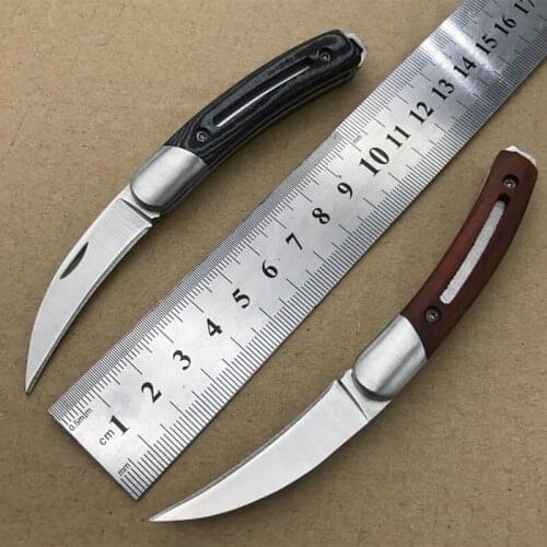 New Stainless Steel Folding Camping Knife mini Pocket Knife Tactical Survival Knives EDC Tools Tactical Knife