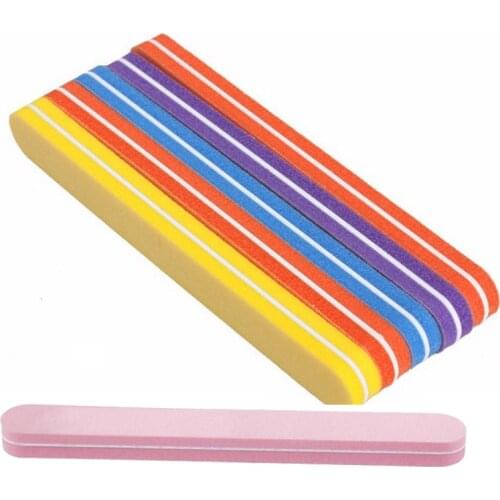 5Pcs Sanding File Diamond Spong Nail Art File Buffer Smooth Buffer Shiner Sanding File Manicure Shape Shining Buffing Tool