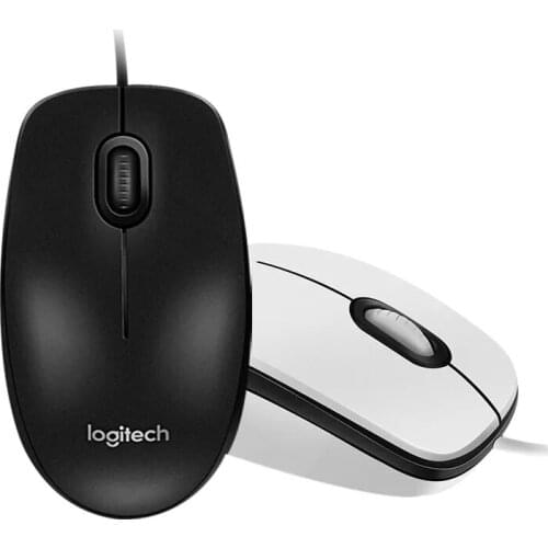 Logitech m100r usb wired óptico 3 botão mouse 1000 dpi 1.8m escritório em casa esquerda e direita ratos para computador portátil