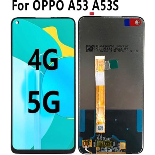 6.5" For OPPO A53 4G 5G A53s LCD Display Touch Screen Digitizer Assembly CPH2127 CPH2131 PECM30 PECT30 CPH2139 CPH2135