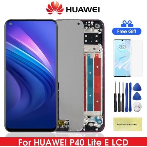 Original Y7P 2020 Lcd For Huawei P40 Lite E Lcd Display Touch Screen Digitizer Assesmbly For Huawei ART-L28 ART-L29 Lcds