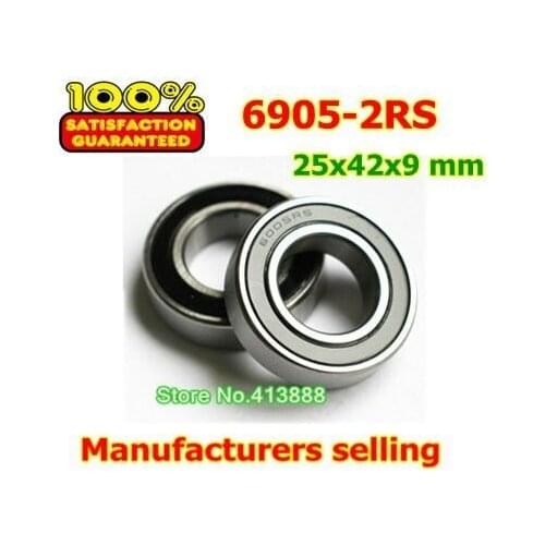 1pcs) SUS440C environmental corrosion resistant stainless steel bearings (Rubber seal cover) S6905-2RS 25*42*9 mm
