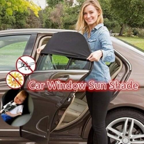 2pcs Car Styling Accessories Sun Shade Auto UV Protect Curtain Side Window Sunshade Mesh Sun Visor Protection Window dropship