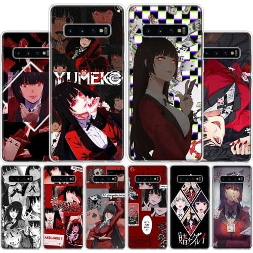 Jabami Yumeko Kakegurui Anime Cover Phone Case For Samsung Galaxy S10 S20 FE Ultra Note 10 9 8 S9 S8 Plus Pro Lite S7 S6 J4 J6