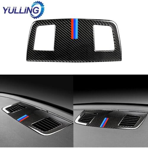 Carbon Fiber Dashboard Air Outlet Vent Frame Cover For BMW 3 Series E90 E91 Decoration Air Vent Outlet Covers For Car Accessorie