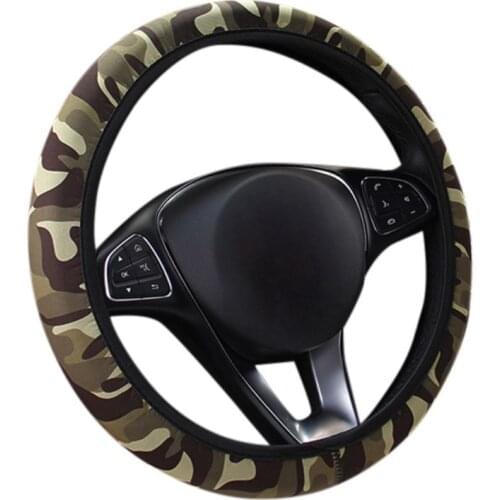 Car Steering Wheel Cover Universal Camouflage Skidproof Auto Steering- wheel Cover Anti-Slip Car-styling Car Accessories