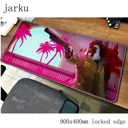 Hotline miami mouse pad gamer 900x400mm notbook mouse mat gel gaming mousepad Halloween pad mouse PC desk padmouse accessories