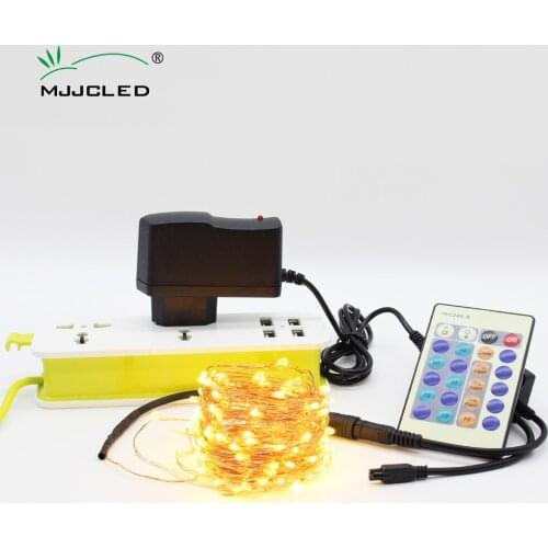 MJJCLED LED String Lights With Transparent Wire