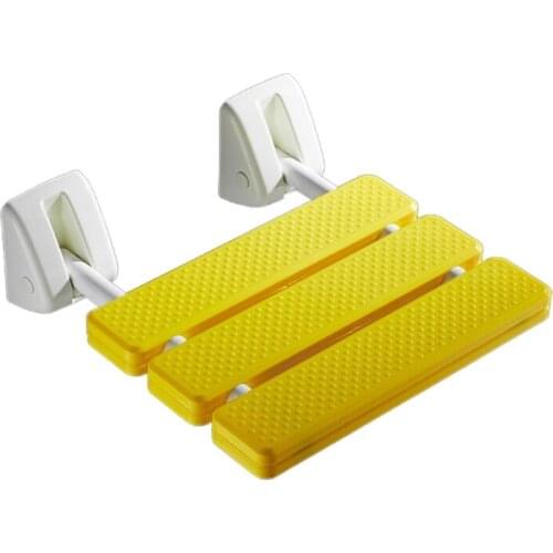 K1KB Wall Mounted Shower Seat Bathroom Shower Folding Seat Folding Beach Bath Shower Stool Toilet Shower Chair