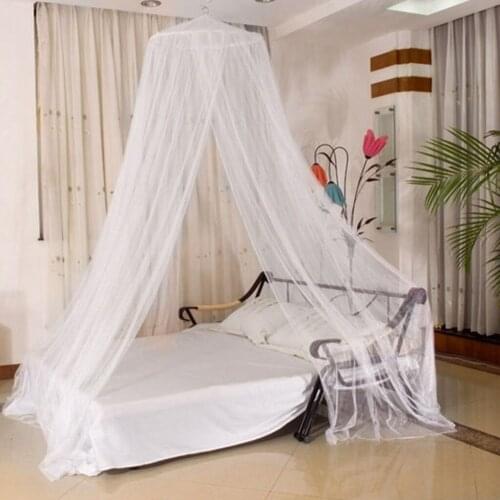 New Arrival Elgant Hung Dome Canopy Mosquito Net Reject Insect For Double Mosquito Repellent Tent Insect Bed Curtain Wholesale