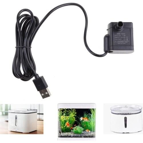 Flow Rate Waterproof Brushless Pump DC 3.5V-9V 3W 200L/H Mini Submersible Water Pump Solar Micro USB Submersible Pump