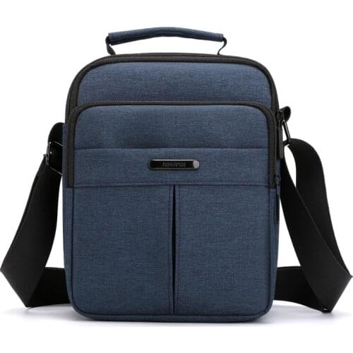 Mini practical men crossbody bags retro sturdy nylon mens shoulder bag casual outdoor short-distance travel bags