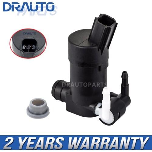 Front Rear Windscreen Washer Pump Fit for Volvo V50 V70 Estate XC90 C30 w/ Grommet 30699391, 30699952, 30663139