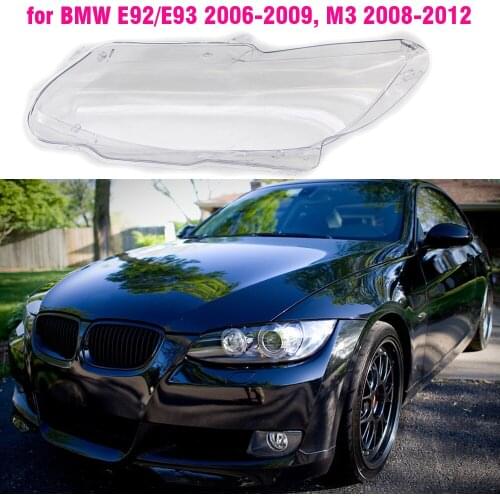 For BMW E92 E93 2006-2009 ,M3 Transparent Lampshade Lens Light Car Light Protection Cover Shell