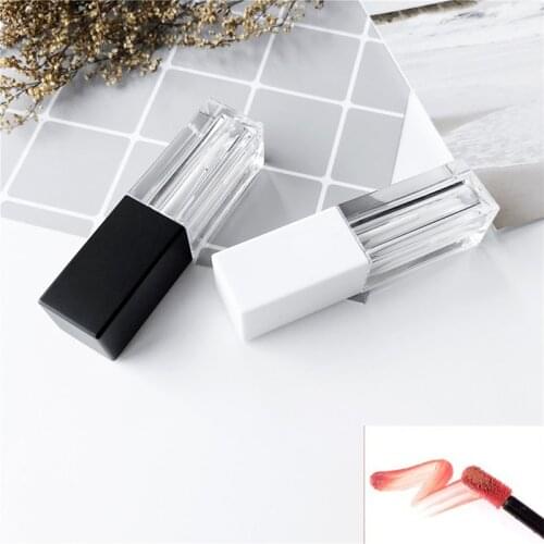 DIY Empty Lipstick Bottle Lip Gloss Tube Lip Balm Tube Container With Cap Clear Jars Balm Lip Gloss Travel Makeup Tool