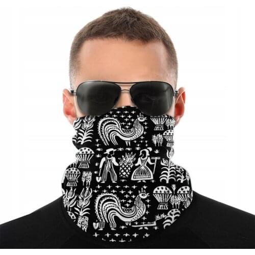 Pyrex Magic Scarf Half Face Mask Men Women Neck Gaiter Amish Butterprint Balaclava Bandanas Polyester Headwear Cycling Camping