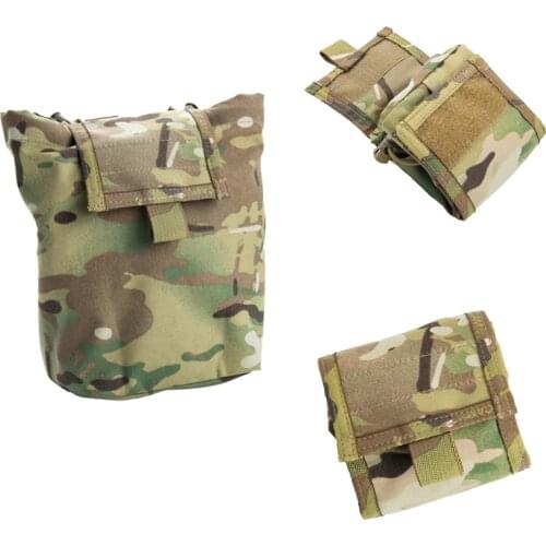 Multicam EDC Bag Military Airsoft Folding Molle Magazine Pouch Gear Hunting Camping Tool Sundry Storage Bag Drop Dump Pouch